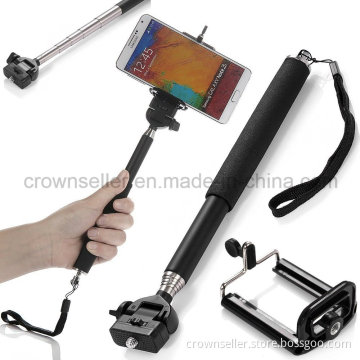 Bluetooth Shutter Monopod Handheld Selfie Extendable Telescopic Holder for Camera iPhone/ Samsung
